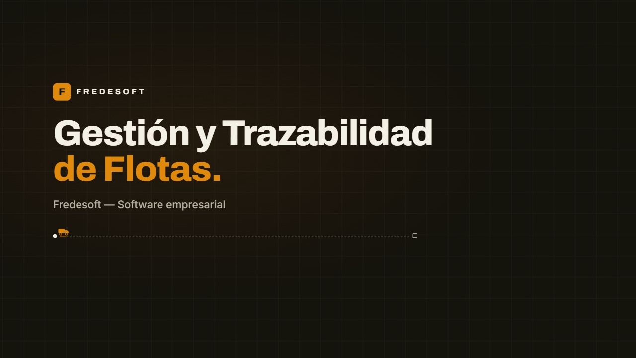 Portada del video: Gestión y trazabilidad de flotas